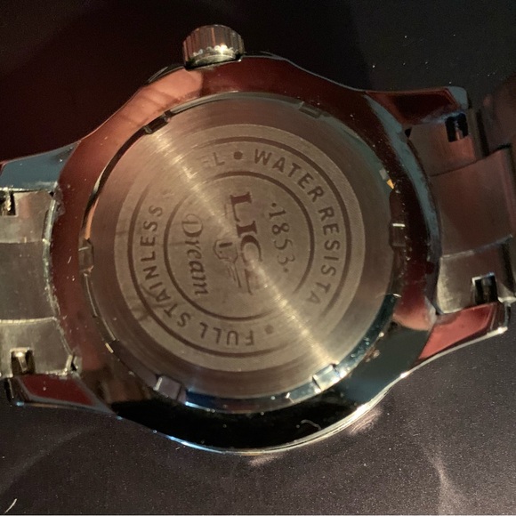 LIGE WATCH silver with black & grey carbon dial. - Picture 3 of 4